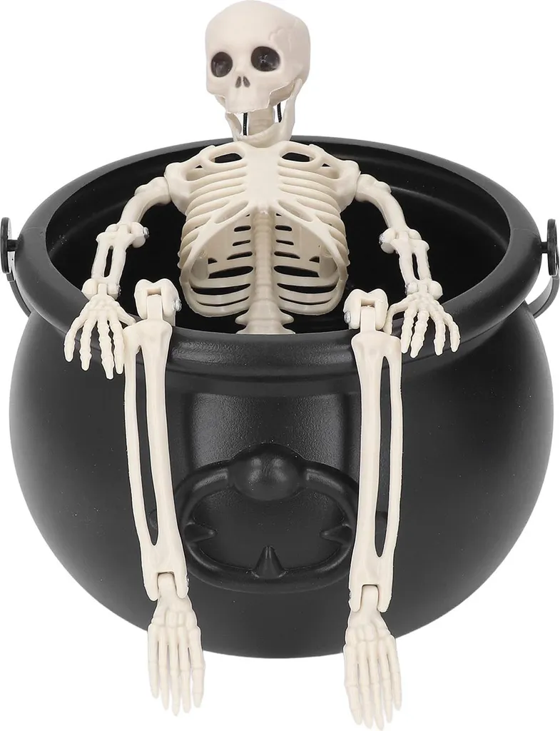 Décoration Halloween Chaudron avec fumée LED pour intérieur et extérieur