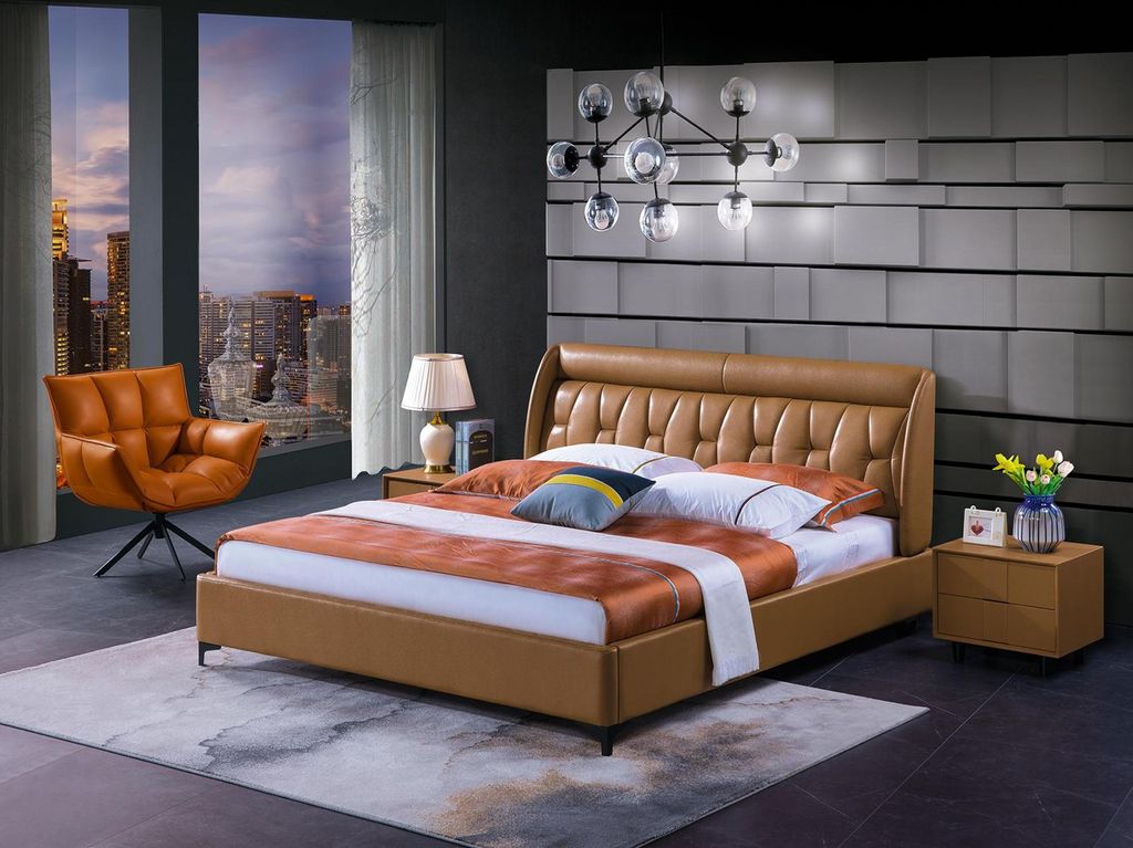 Luxus Schlafzimmer Möbel Bett 2x Nachttisch Set Betten Hotel Möbel 3tlg. Wohnen