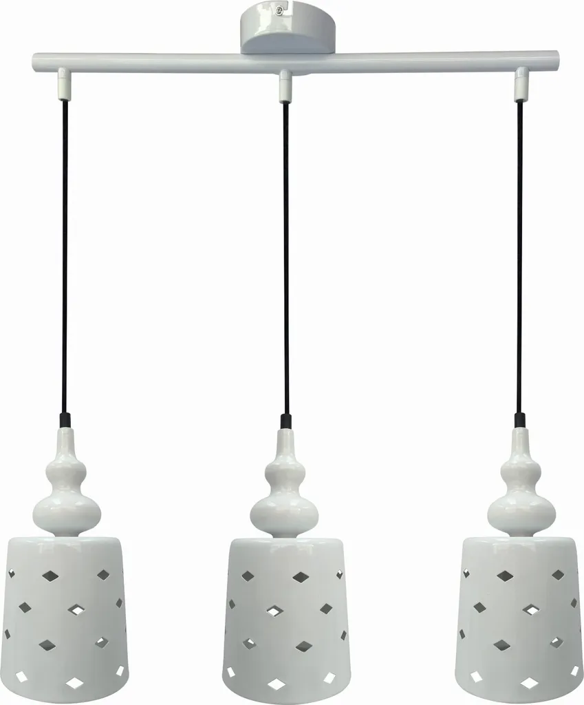 Candellux Lustre HAMP 33-51943 blanc : éclairage design élégant