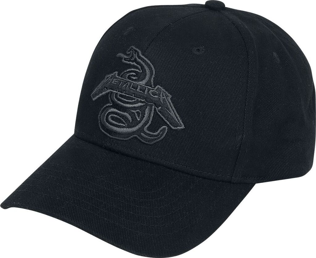 Metallica Cap Uni Black Album Snake - Baseball Cap schwarz Produktbild 