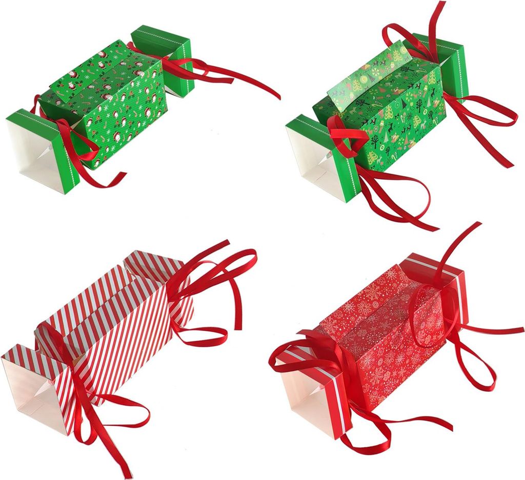 Weihnachts-Spardose mit Süßigkeiten-Motiv für Geldgeschenke, Überraschungs-Geldbeutel zum Herausziehen für Kinder und Jugendliche, lustige Ges...