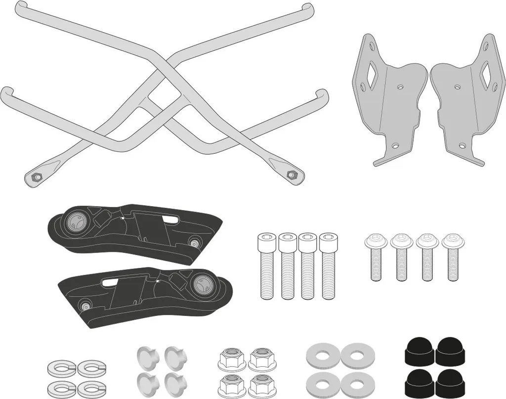 Telaietti per borse laterali KAPPA TR1208K REMOVE-X