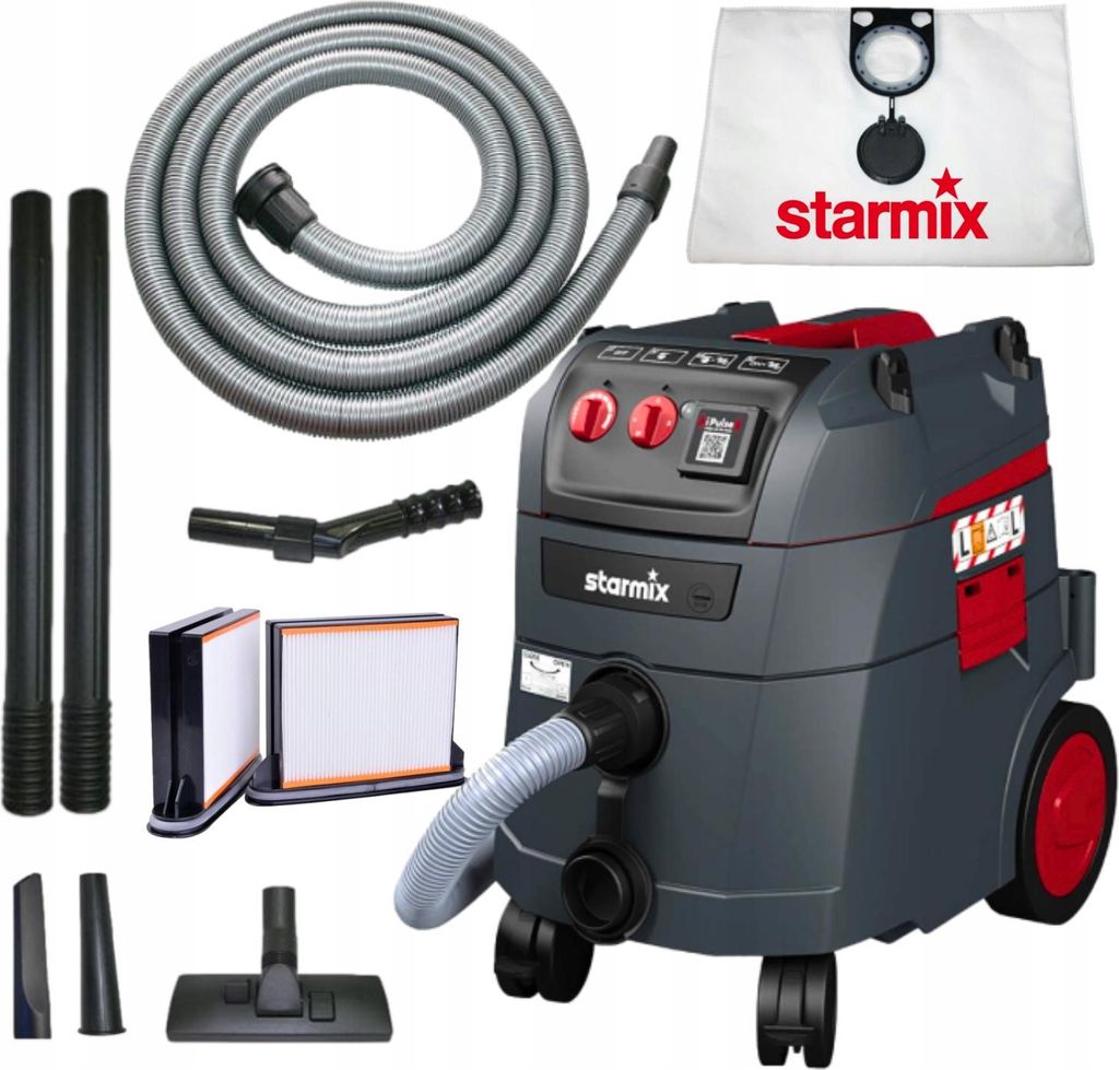 Starmix Ipulse L-1635 Basic 1600W 35L Permanent Sauberer Industrie-Staubsauger
