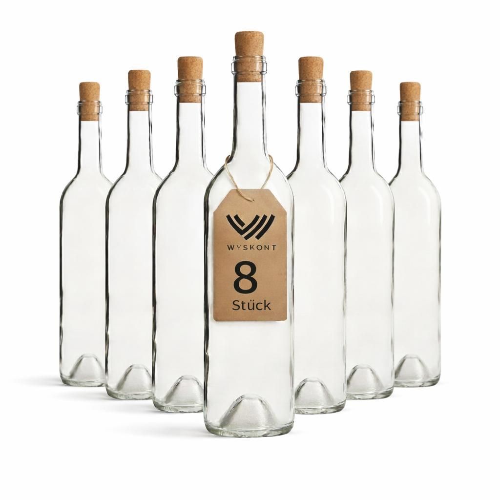 Bouteille de vin 750 ml Bordeaux 8 pièces, Blanc Bouteille Image du produit 