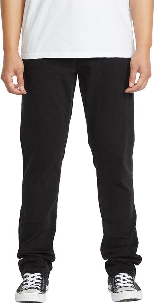 Volcom Vorta Straight Fit Jeans Schwarz 36 / 34 Mann Schwarz 36