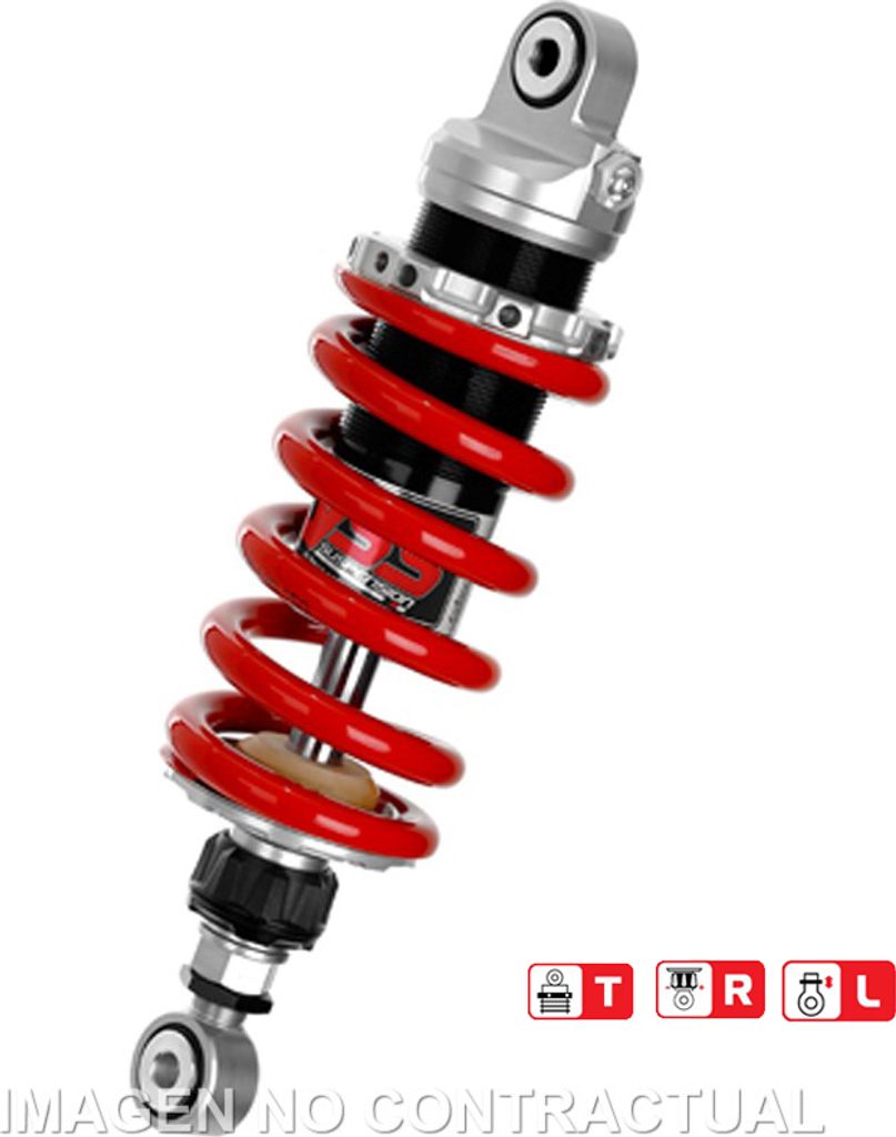 Federbein Z456-Serie Mono hinten passend für DUCATI Monster 795 (10-14), 796 (11-14) MZ456-290TRL-26-85
