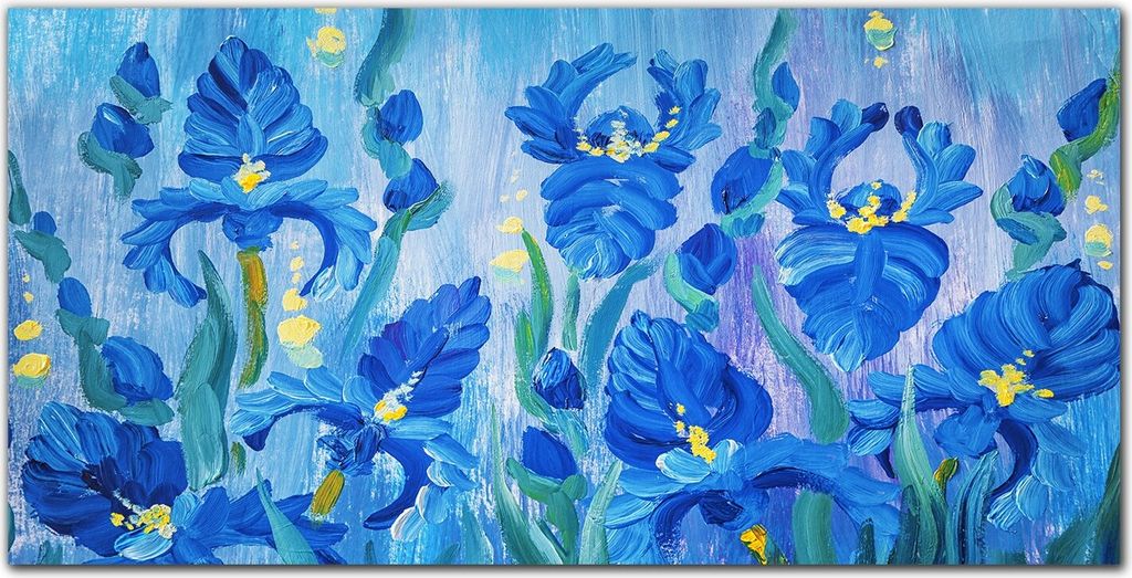 Coloray Bild aus Leinwand 120x60 Leinwand Dekoration - Malerei Blumen
