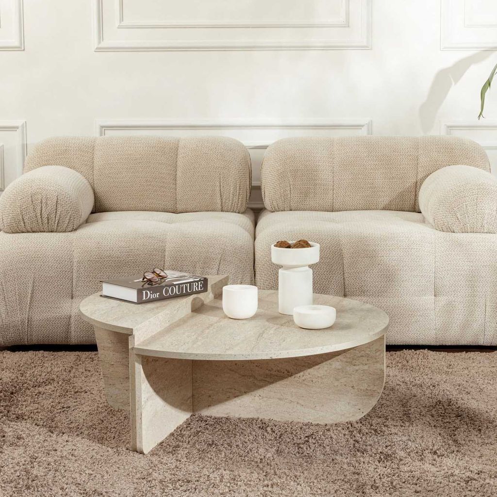 Skye Decor, Orion - Travertine, Couchtisch, Travertin, 100 Produktbild 19