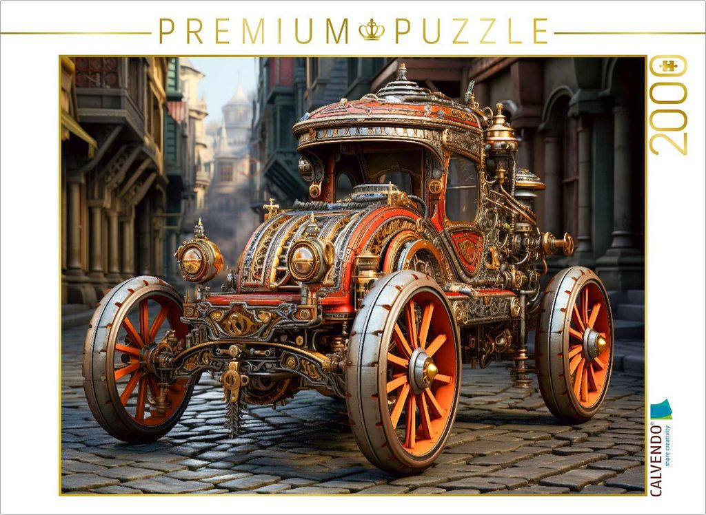 CALVENDO Puzzle Dampfgeflüster Gleiter | 2000 Teile Lege-Größe 90x67cm Foto-Puzzle für glückliche Stunden