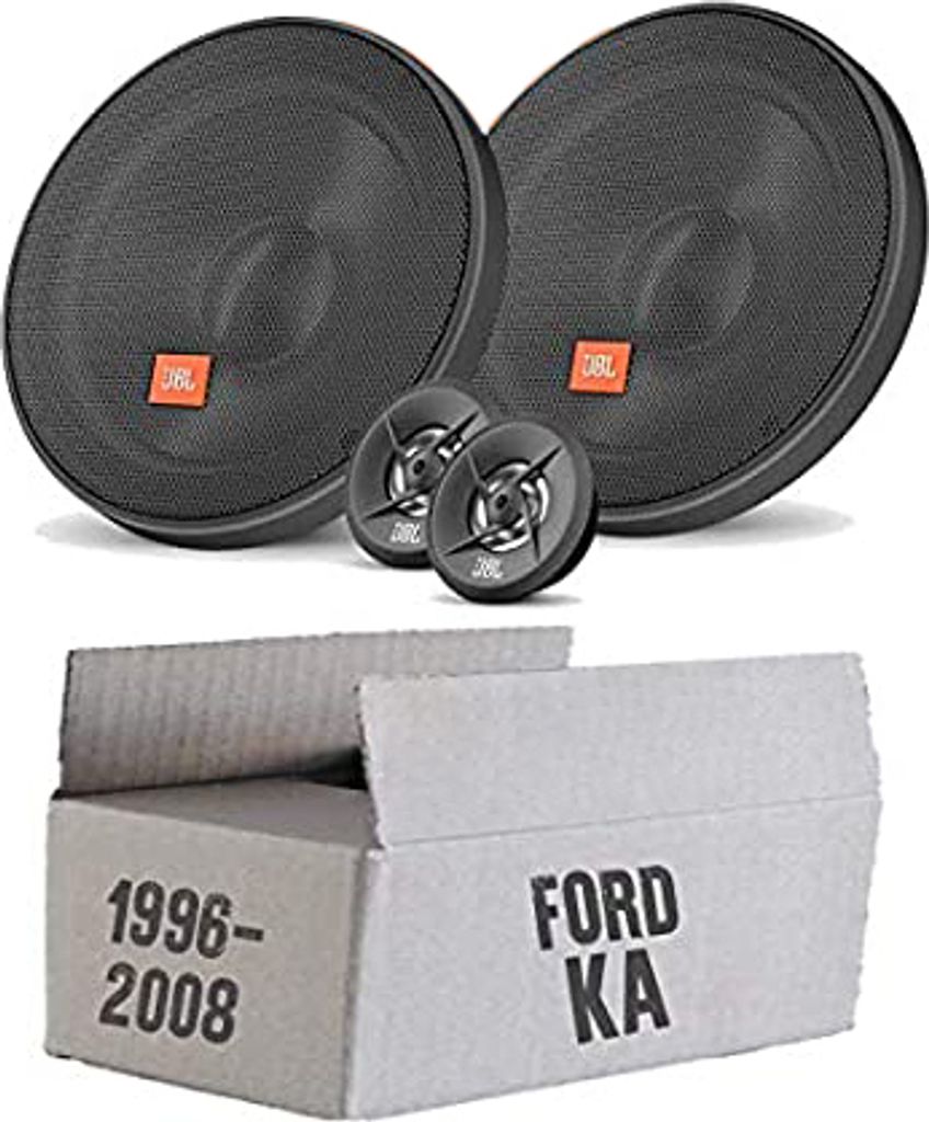 Lautsprecher Boxen JBL 16,5cm System Auto Einbausatz - Einbauset passend für Ford KA Front - justSOUND