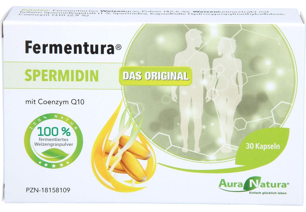 Aura Natura Fermentura Spermidine s Q10 a pšeničnou trávou Obrázok produktu 