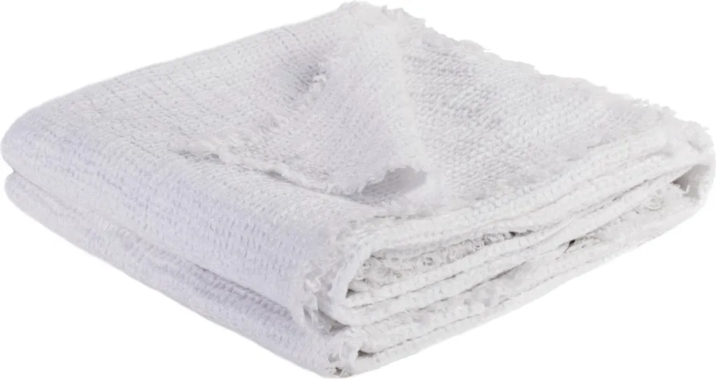 Plaid Lino Bianco Zoeppritz Honeybee 170x230 - Lusso Sostenibile