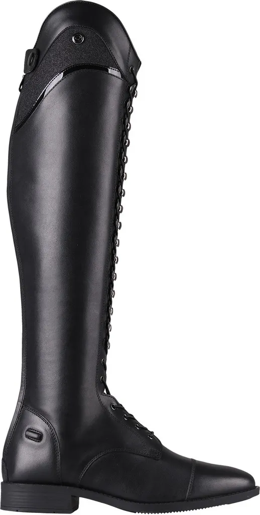 Bottes d'équitation cuir mollets larges QHP Hailey : confort sans serrer