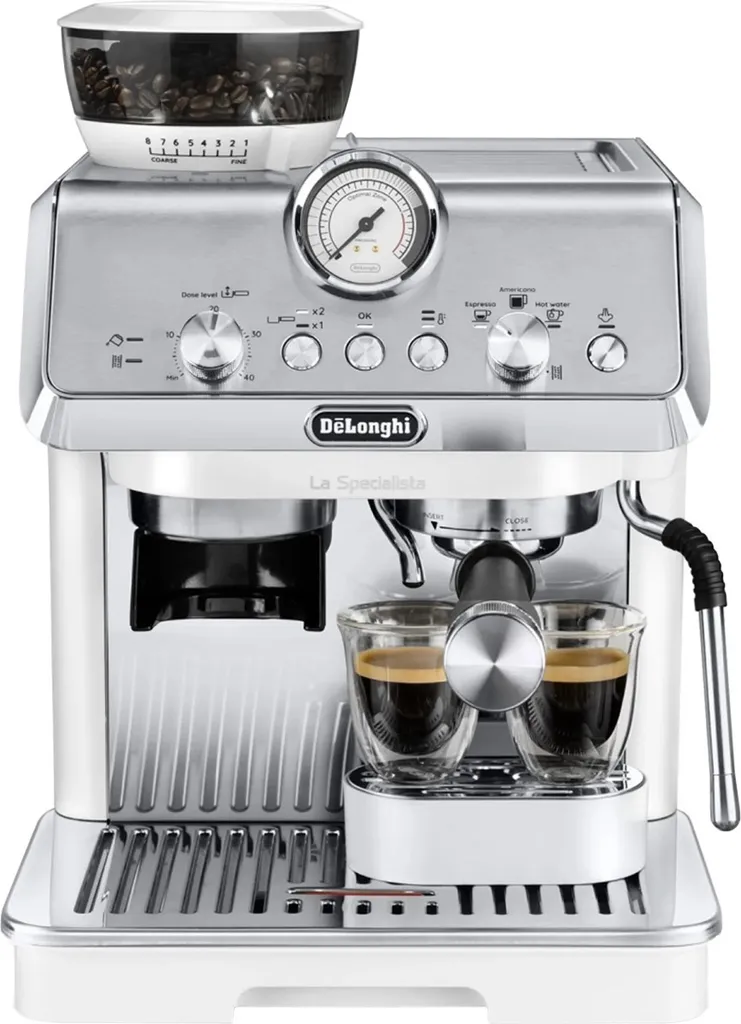 DeLonghi EC9155.W La Specialista Arte Machine à café à porte-filtre Blanc
