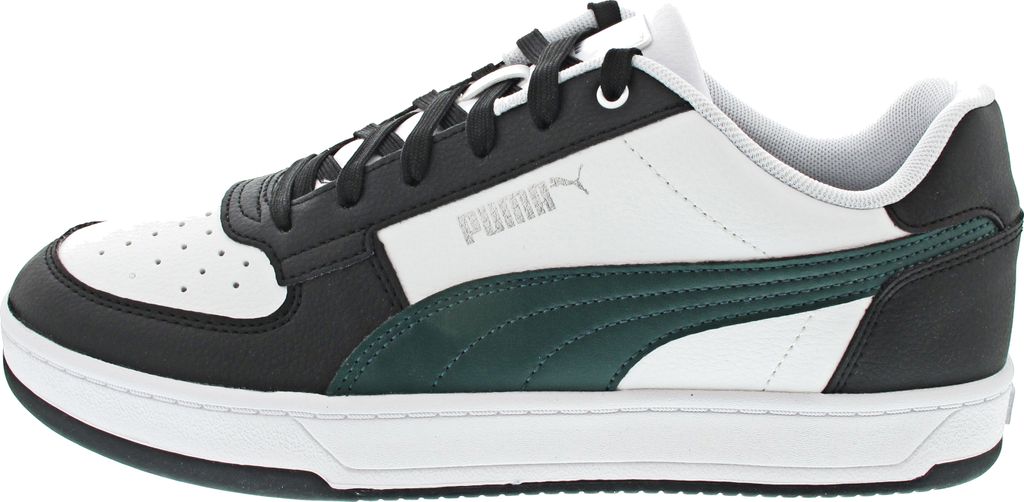 Puma Herren-Sneaker Weiß-Schwarz-Grün, Farbe:weiß, UK Größe:12