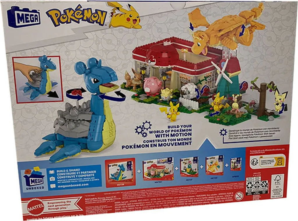 MEGA Pokémon Lapras Figurine à Construire GMD91 Jeu de Construction