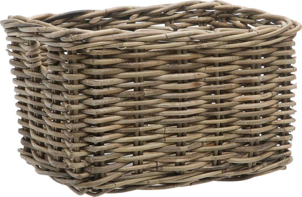 fahrradkorb Brisbane 23 Liter 39 x 27 cm Rattan grau