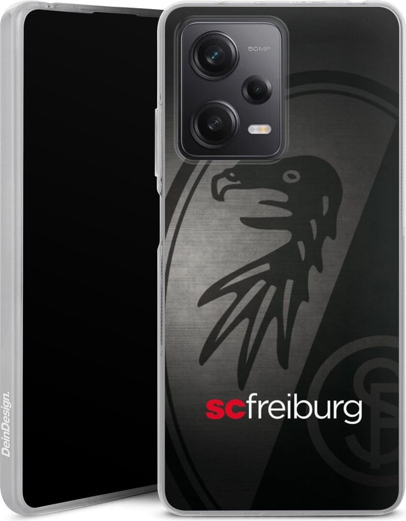 DeinDesign Handyhülle für Xiaomi Redmi Note 12 Pro 5G Silikon Hülle Case Smartphone Schutzhülle Metallic Look Offizielles Lizenzprodukt SC Fr...