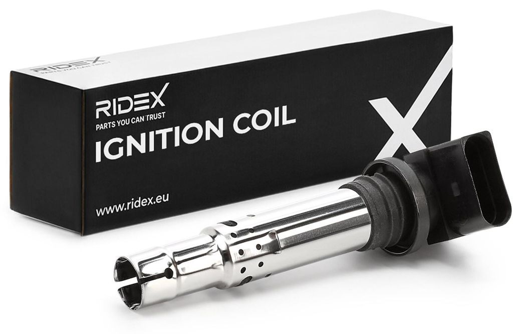 RIDEX 689C0003 Zündspule für VW Golf IV Schrägheck (1J1) Produktbild 