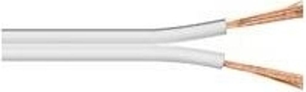 MicroConnect Lautsprecherkabel 50m Weiß