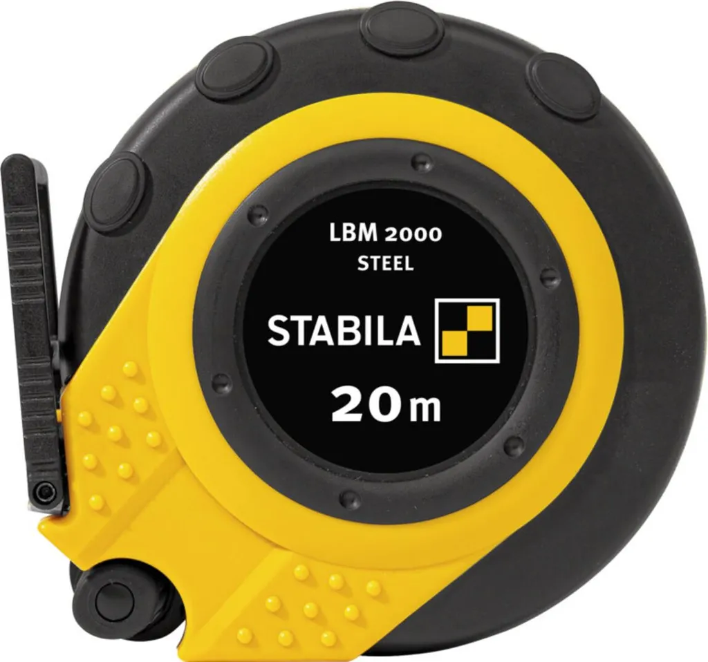 Stabila LBM 2000 Nastro in Acciaio 20m: Rotella Metrica Professionale