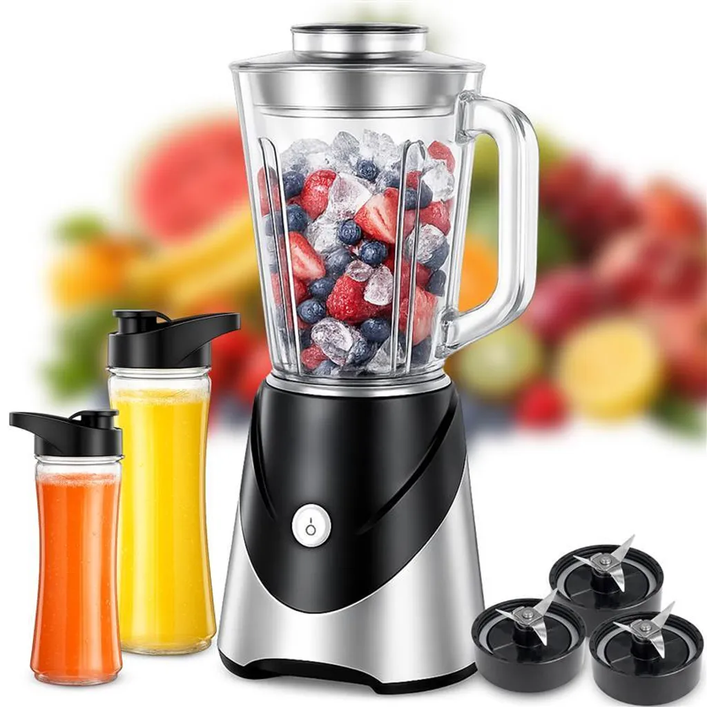 Mixeur smoothie pour sportifs avec bouteilles nomades - Pack complet Retoo