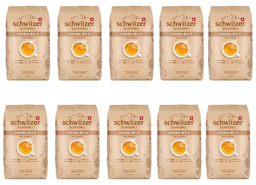 SCHWIIZER SCHÜÜMLI Bohnenkaffee Schwiizer Mild SCHWIIZER Produktbild 
