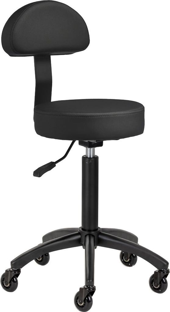 Taburete de peluquería Comfort Plus con respaldo – color Imagen del producto 
