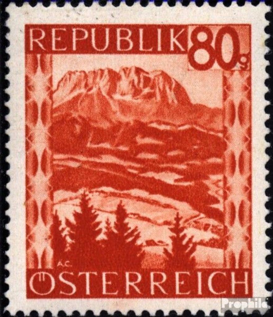 Briefmarken Österreich 1947 Mi 848 gestempelt Landschaften
