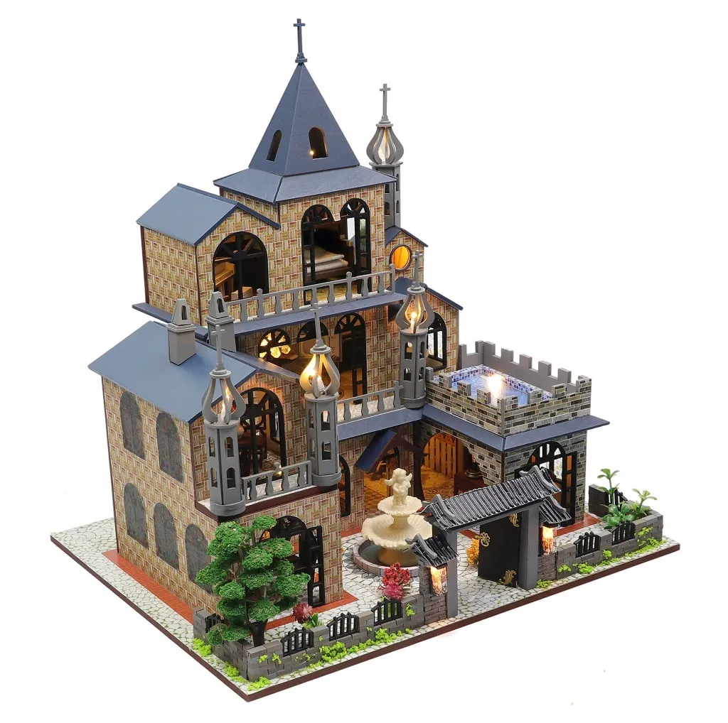 Maison des rêves miniature 2Kids Toys avec mobilier détaillé en bois