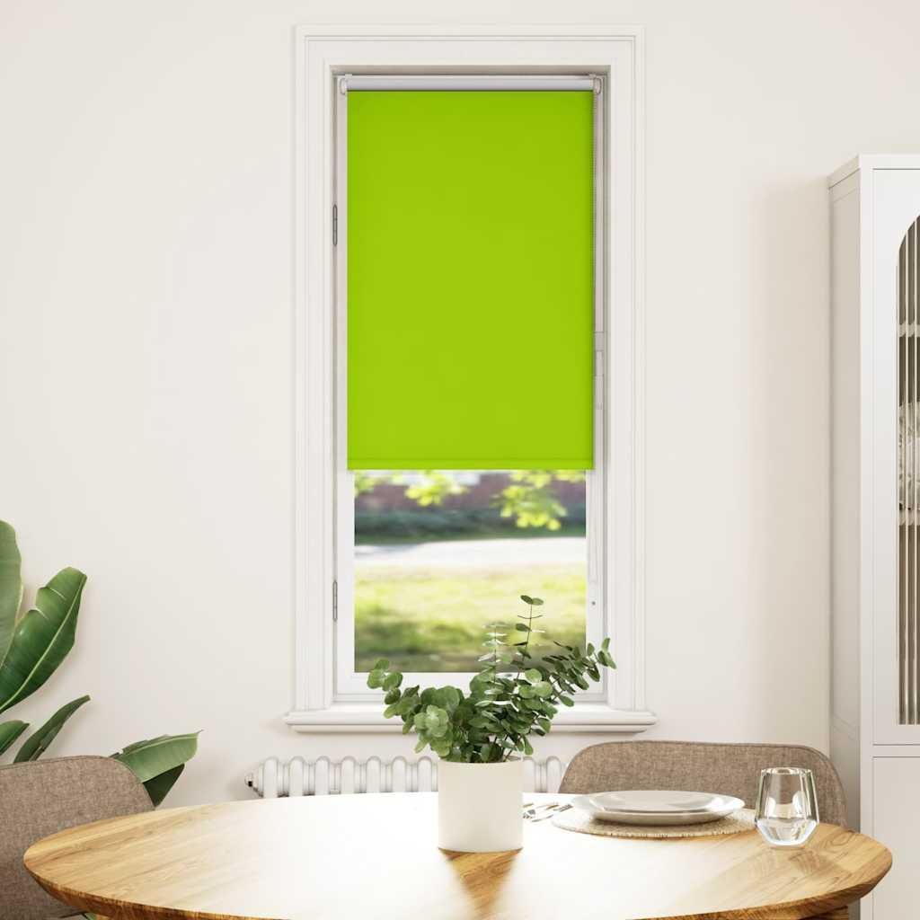 vidaXL Verdunkelungsrollo Grün 50x130 cm Stoffbreite 45,7 cm Polyester