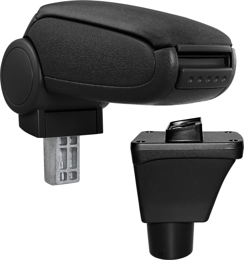 Bracciolo pro.tec® Specifico con Portaoggetti - Tessuto Nero
