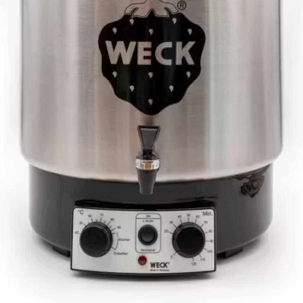 WECK Einkochautomat Edelstahl / Kunststoff 30 l, Ø 35 cm