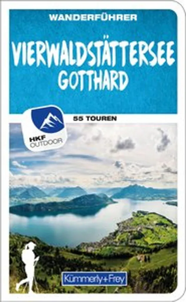 Guide de marche et carte pour le Lac des Quatre-Cantons et Gotthard