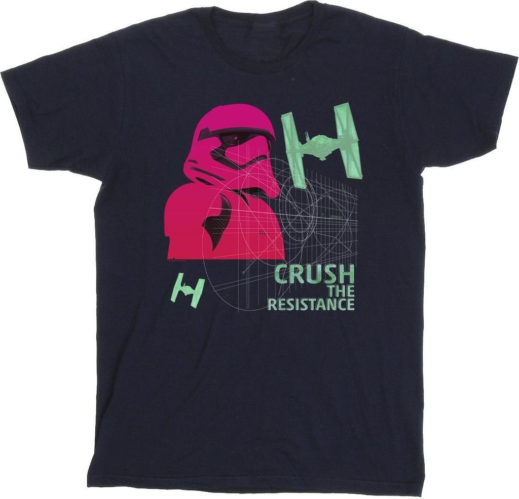 Star Wars - "First Order" T-Shirt für Herren BI46740 (M) (Marineblau)