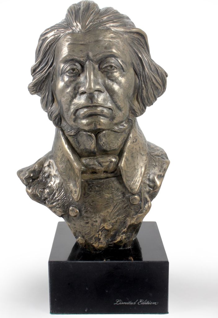 Adam Mickiewicz - Marmor-Büste, Statue einer berühmten Person, Dekoration für Büro, Schule und Hotel der Marke Art-Dog