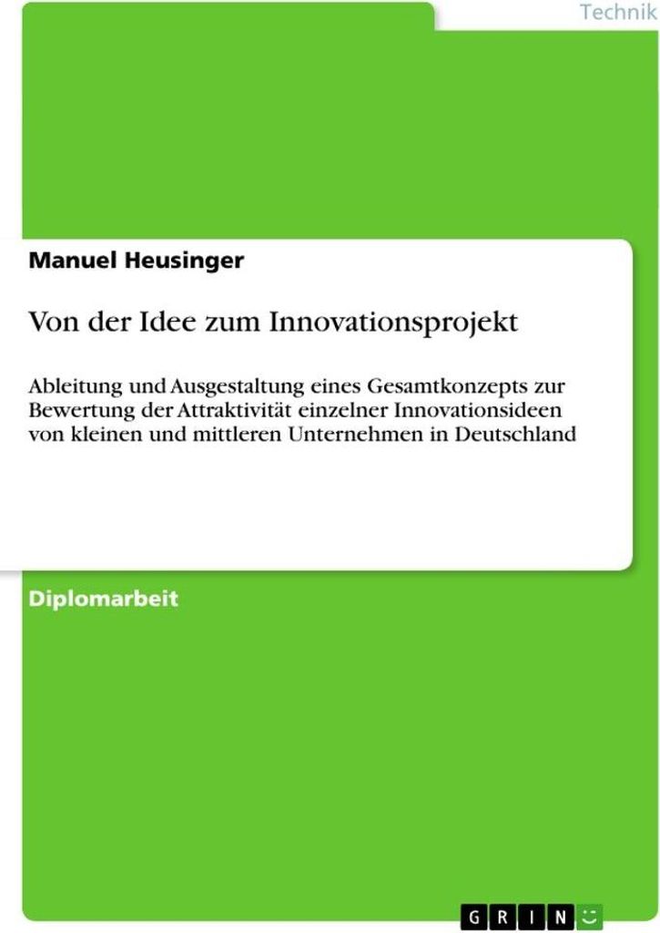 Von der Idee zum Innovationsprojekt