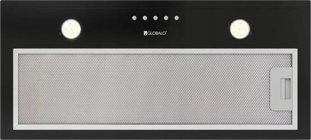 Hotte aspirante encastrable GLOBALO Delico 60.1 Black 320 m3/h Noir