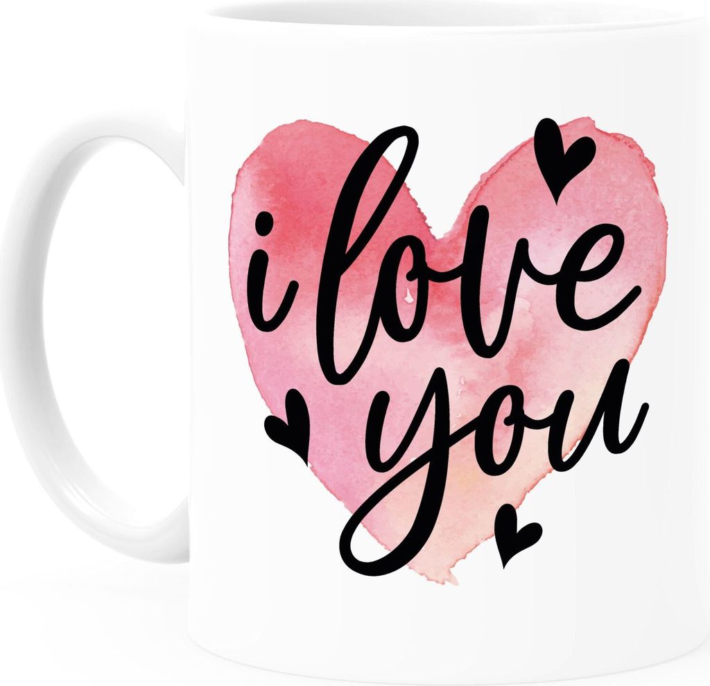 personalisierte Partner Tasse mit Namen Geschenk Liebe Jahrestag Valentinstag Freund Freundin Mann Frau SpecialMe Uni-Weiß Keramik-Tasse