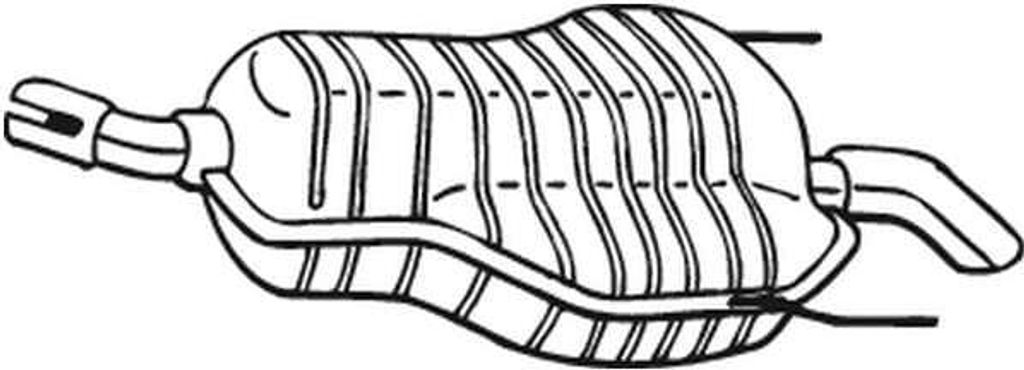 Bosal Endschalldämpfer 185-469