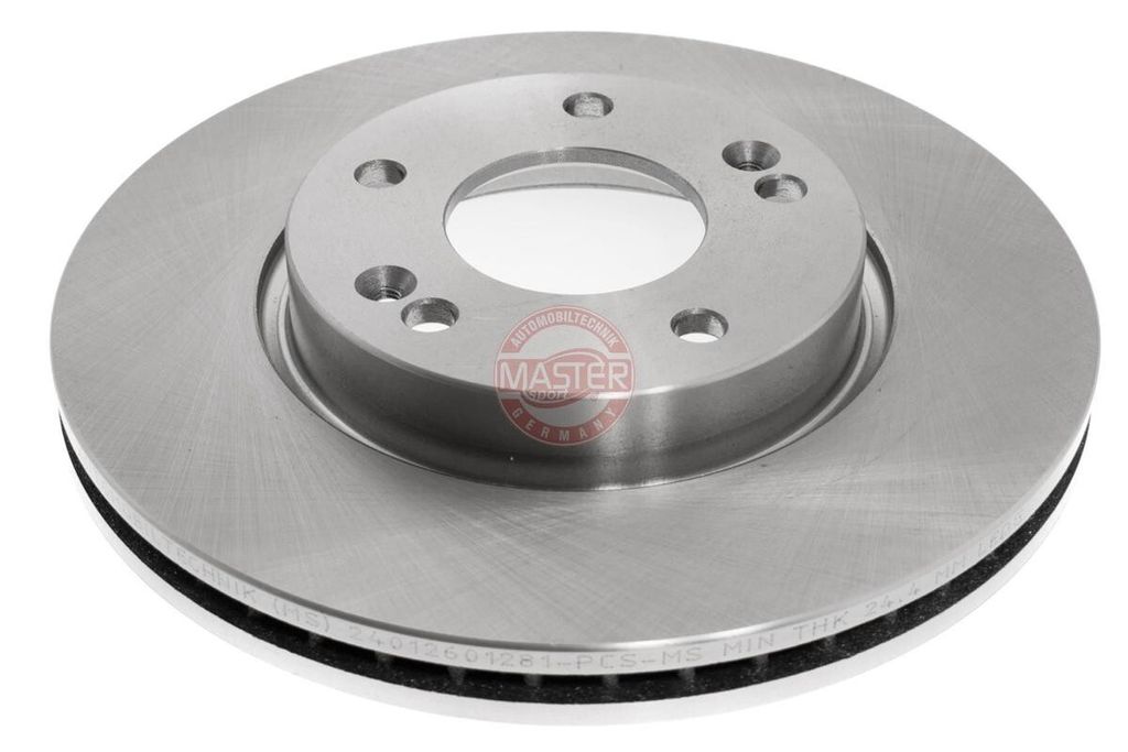MASTER-SPORT 24012601281-PCS-MS Bremsscheibe (1x Stück) Vorderachse für KIA SPORTAGE II (JE_, KM_)