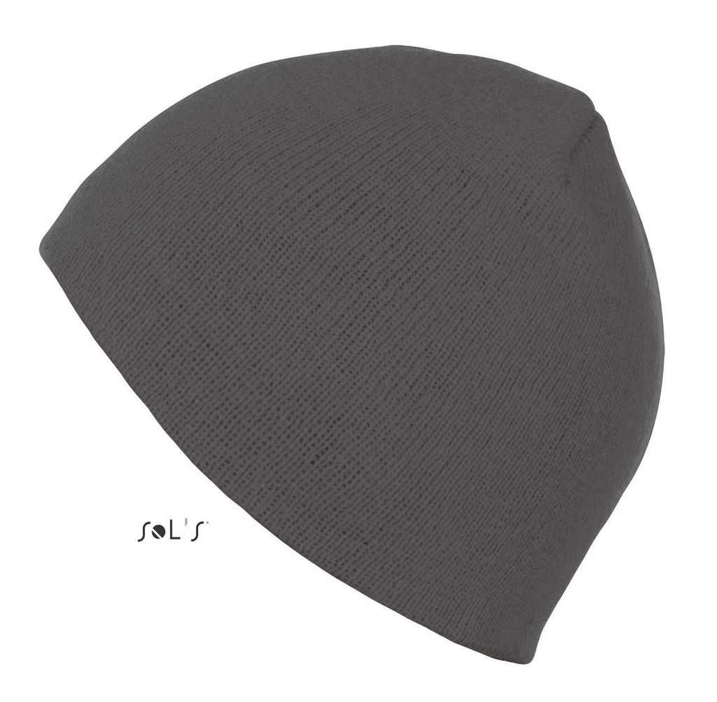 SOLs 88122 | Bronx Hat / Damen Wintermütze - Farbe: Dark Grey (Solid) - Größe: One Size