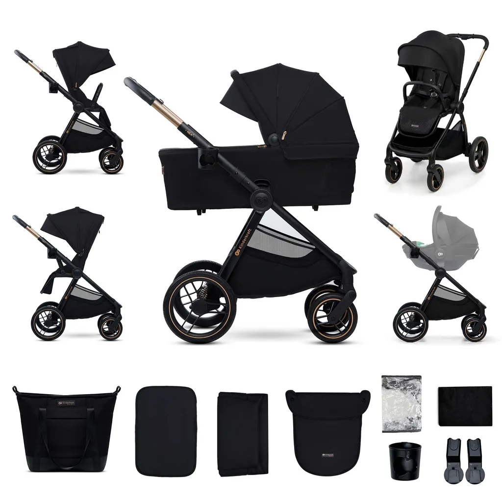 Poussette Nea 2 Midnight Noir : Solution légère pour petits coffres - 29