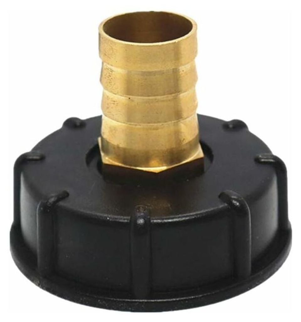 Schnellkupplungsnippel für 1000-l-Tank, Multitank-Armatur, Messing-Schlauchverbinder, IBC-Tankadapter (32 mm)