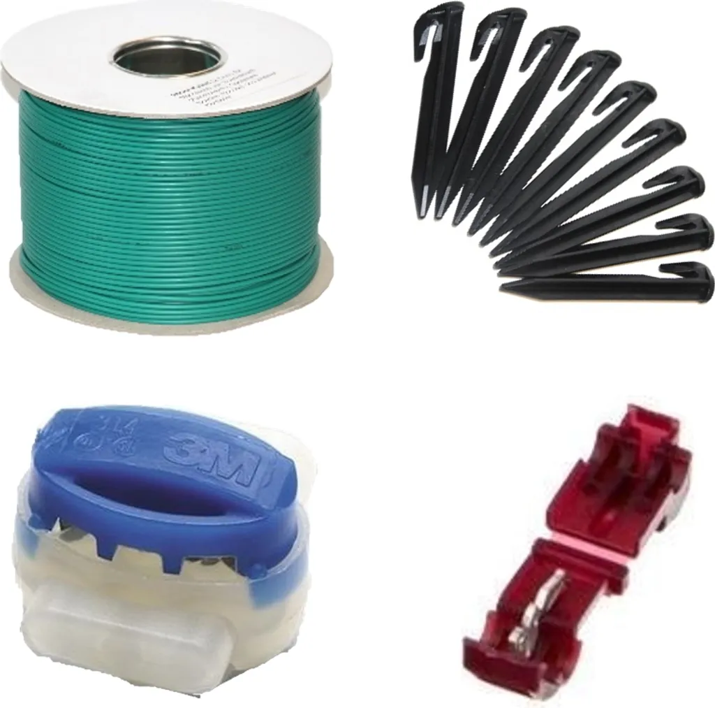 Kit Montaggio XS+ Ambrogio L50 L85 L210 | Cavo 100m + 200 Picchetti