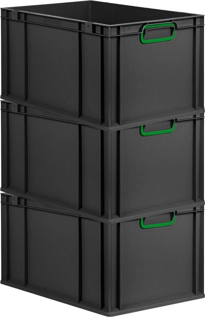 SuperSparSet 3x Eurobox NextGen Color | HxBxT 32x40x60cm | Produktbild 