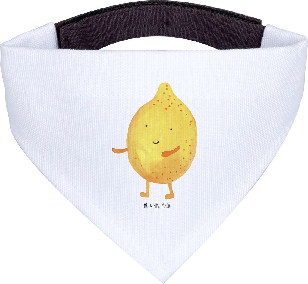 Mr. & Mrs. Panda Halstuch Hund Beste Freunde Zitrone - Weiß - Geschenk, Hunde-Halstuch, Hundehalstuch, Lustige Sprüche, Für Hunde, Fehlende Keyw...