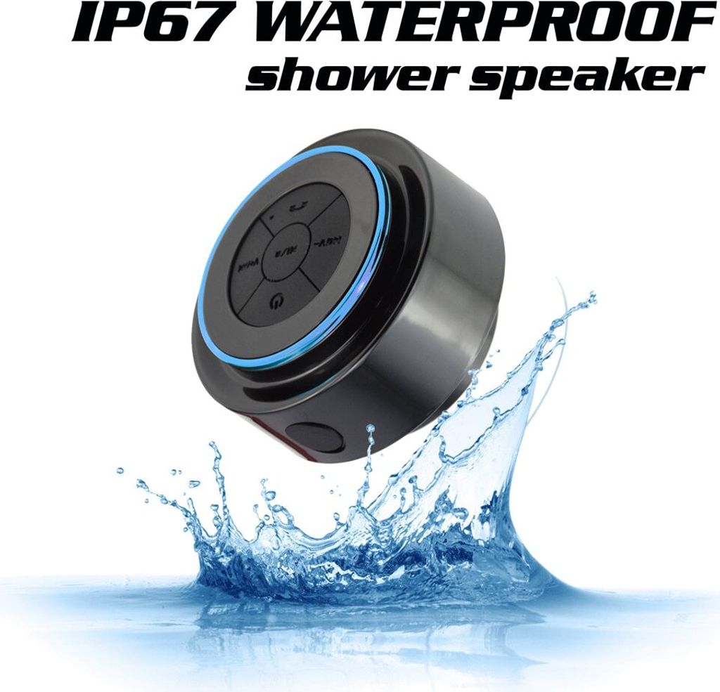 ele ELEOPTION Tragbarer Wasserdichter Bluetooth-Lautsprecher - Blau