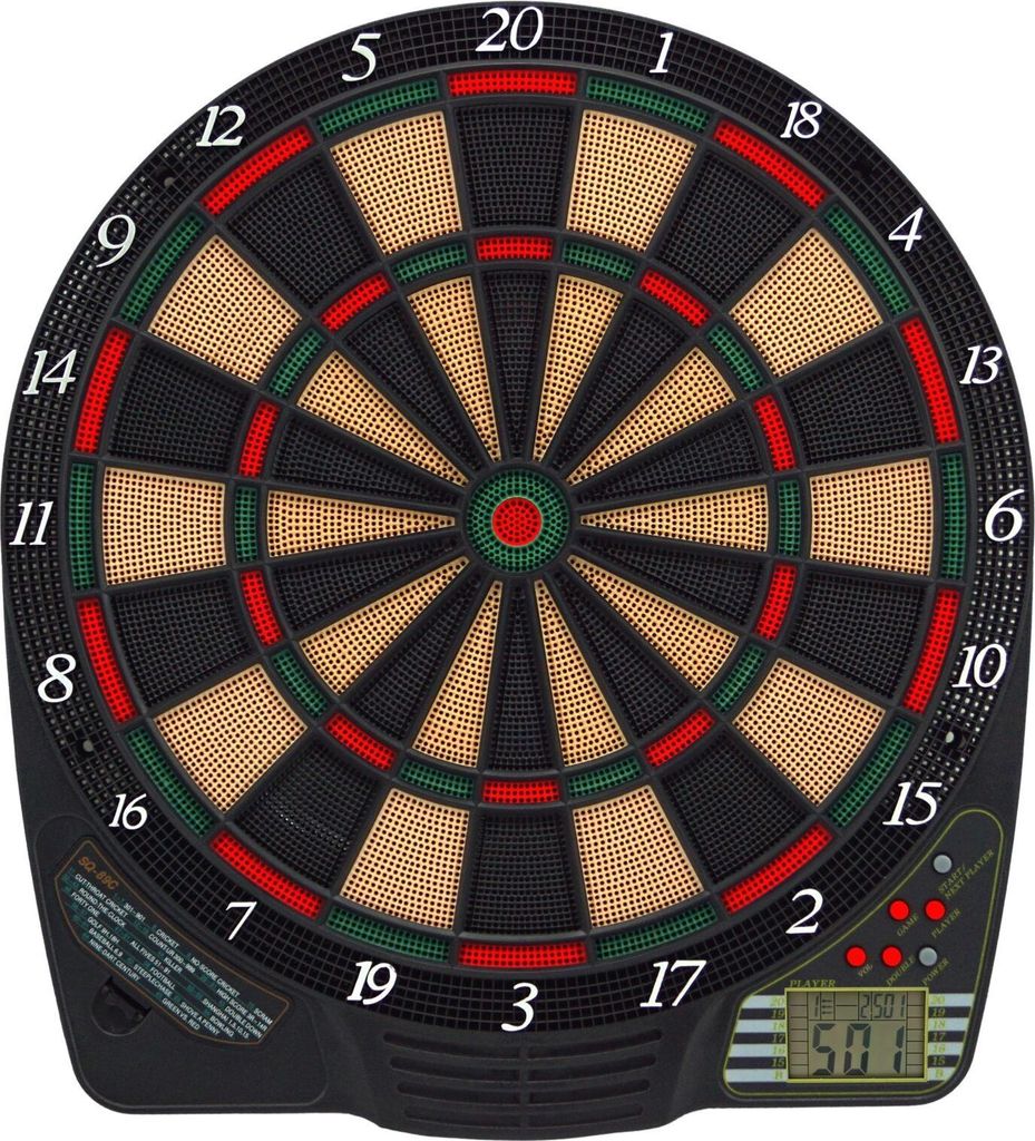 Best Sporting Dartscheibe elektronisch Chester I elektronische Dartscheibe mit LCD-Anzeige I E-Dartscheibe mit 6 Dartpfeilen & Ersatzspitzen I hoch...