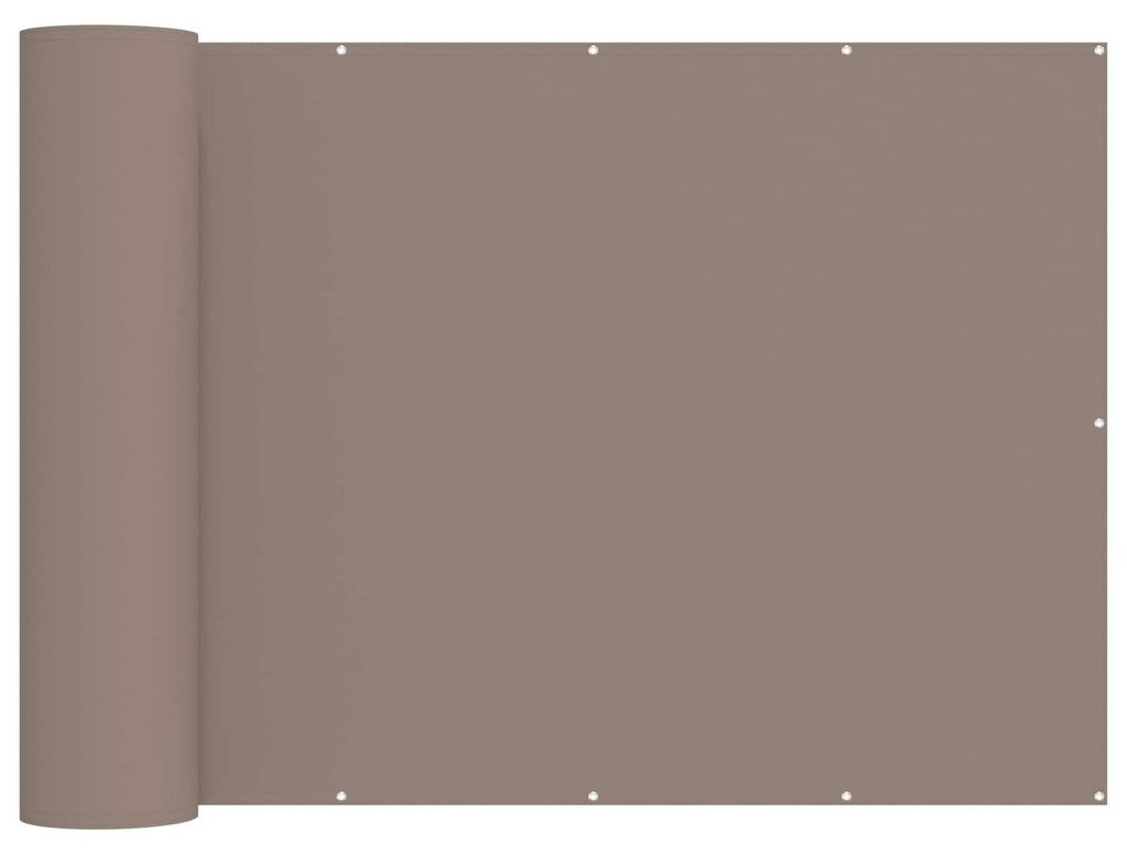 vidaXL Balkon Sichtschutz 200 x 200 cm Stoff mit PolyurethanBeschichtung Taupe